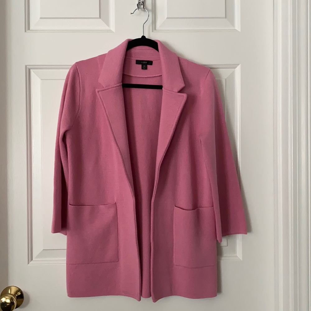 J.Crew Sophie Open-Front Sweater-Blazer Size XS